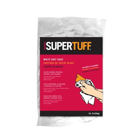 Trimaco SuperTuff Knit Rags 12 in. W X 12 in. L 1 lb 24 pk 10844